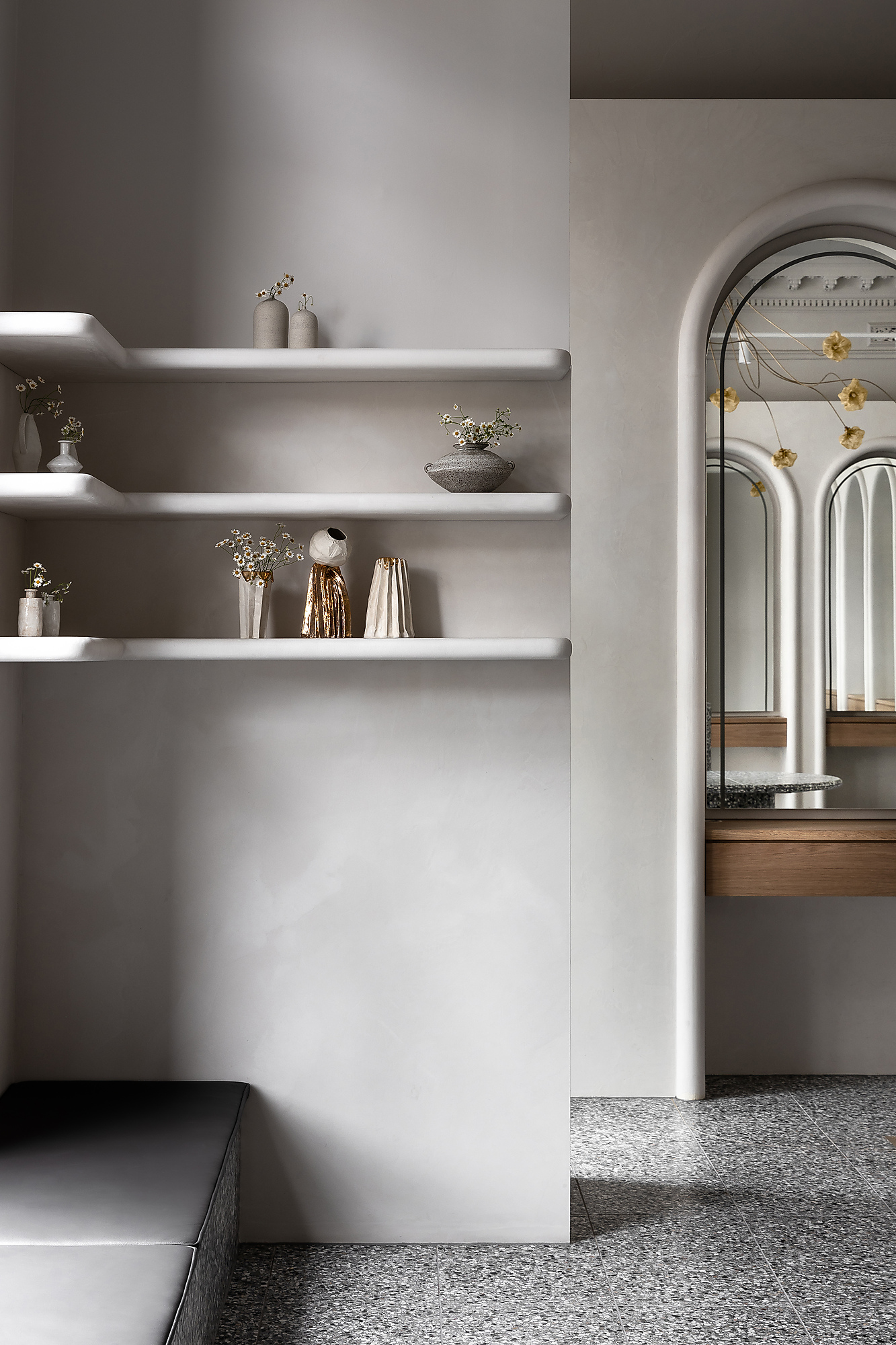 Interior photograph of Joey Scandizzo Salon by Timothy Kaye