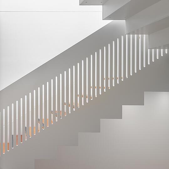 Interior photograph of Judith Neilson Institute for Journalism and Ideas by Ben Guthrie