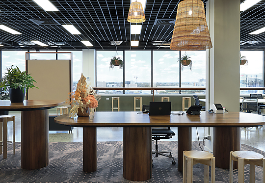 Interior photograph of Yarpa Indigenous Business & Employment Hub by Barton Taylor