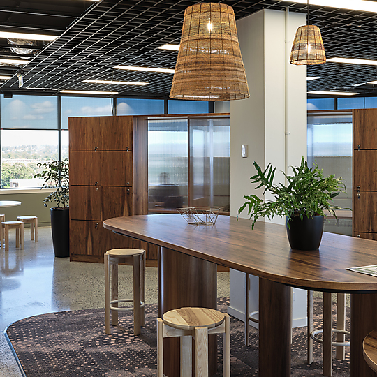 Interior photograph of Yarpa Indigenous Business & Employment Hub by Barton Taylor