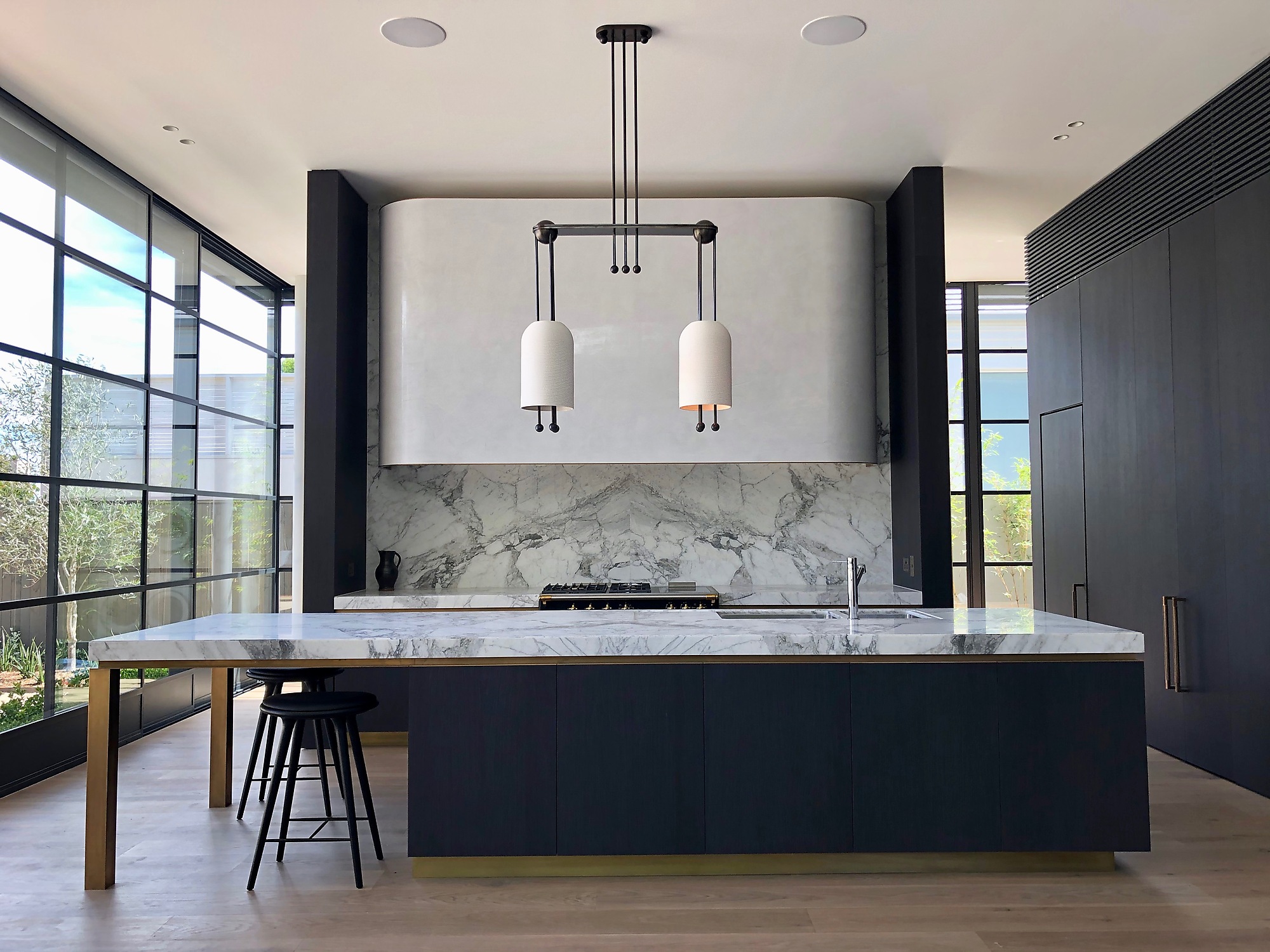 Interior photograph of Fairweather House by Pohio Adams Architects