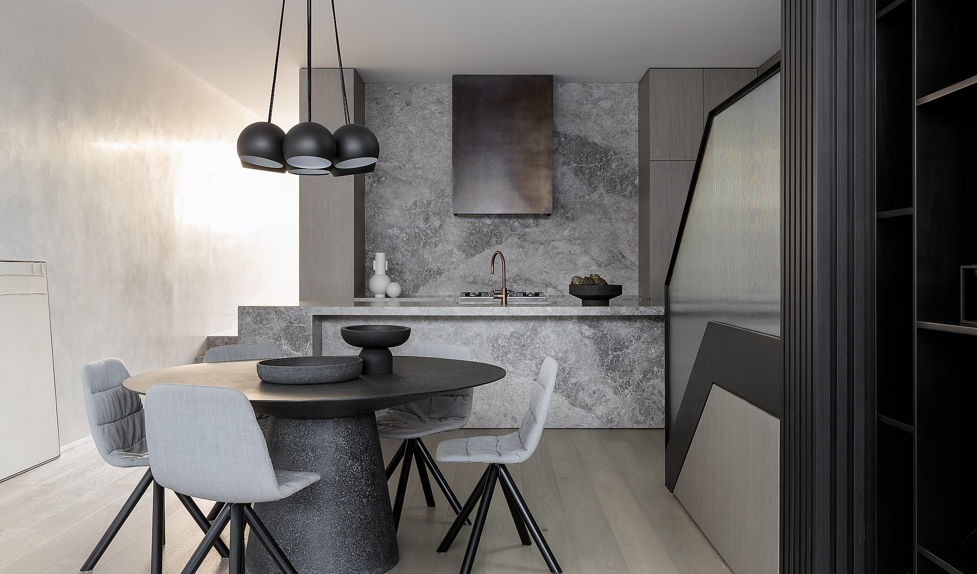 Interior photograph of Toorak Town Residence by Timothy Kaye