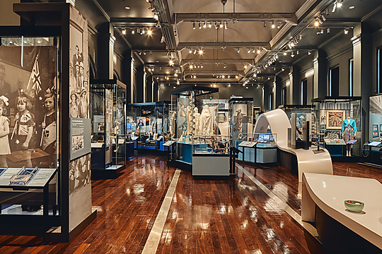 Interior photograph of Western Australian Museum (Boola Bardip) by Peter Bennetts