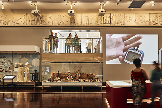 Interior photograph of Western Australian Museum (Boola Bardip) by Peter Bennetts