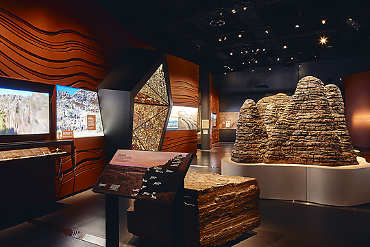 Interior photograph of Western Australian Museum (Boola Bardip) by Peter Bennetts