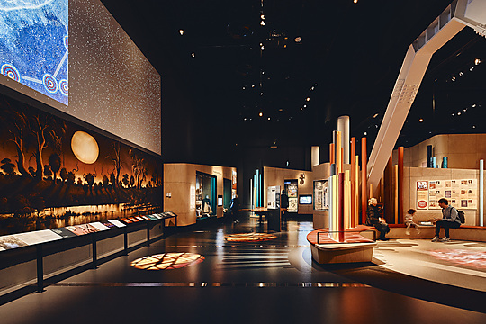 Interior photograph of Western Australian Museum (Boola Bardip) by Peter Bennetts