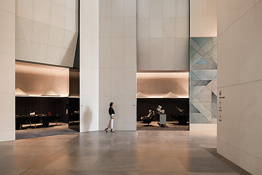 Interior photograph of Central Park Lobby by Dion Robeson
