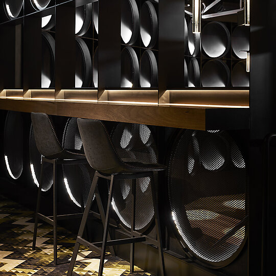 Interior photograph of Deeds Brewery and Taproom by Sharyn Cairns