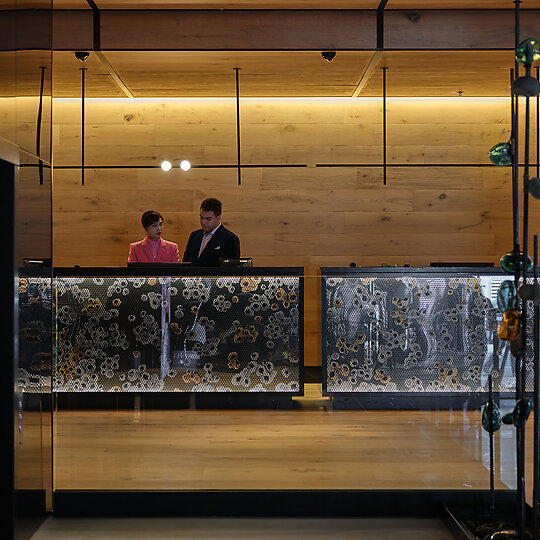 Interior photograph of QT Auckland by Samuel Hartnett