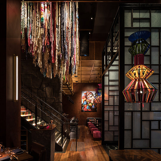 Interior photograph of INKA JAPANESE RESTAURANT by Ronn Venn