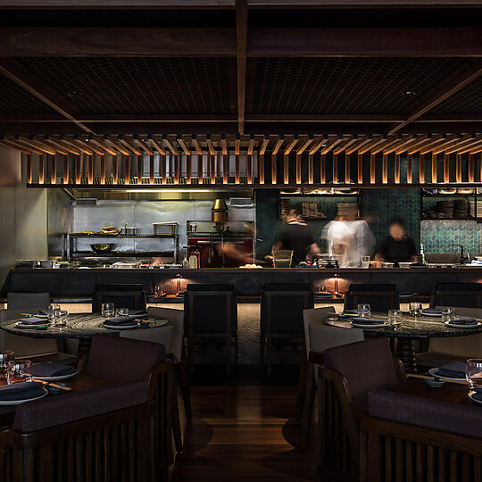 Interior photograph of INKA JAPANESE RESTAURANT by Ronn Venn