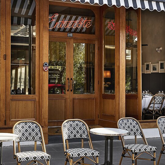 Interior photograph of Entrecôte Prahran by Lillie Thompson