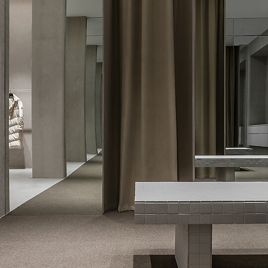 Interior photograph of Viktoria & Woods Chadstone by TIMOTHY KAYE