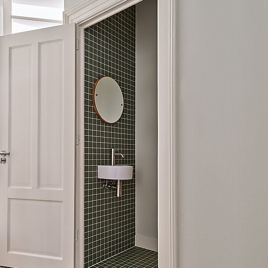 Interior photograph of Den Tex Apartment by todays brew
