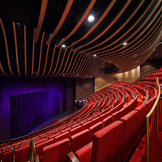 Interior photograph of Theatre Royal Sydney by Terence Chin