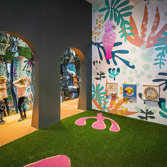 Interior photograph of Ed Square Childrens Playground by Jason Doyle - Studio Commercial
