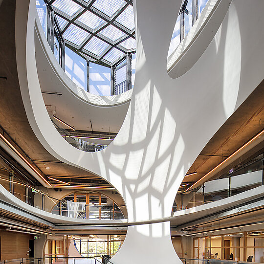 Interior photograph of Victorian Pride Centre by John Gollings