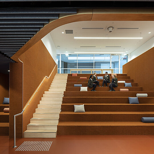Interior photograph of Ravenswood Senior Learning Centre by Tom Fergusson